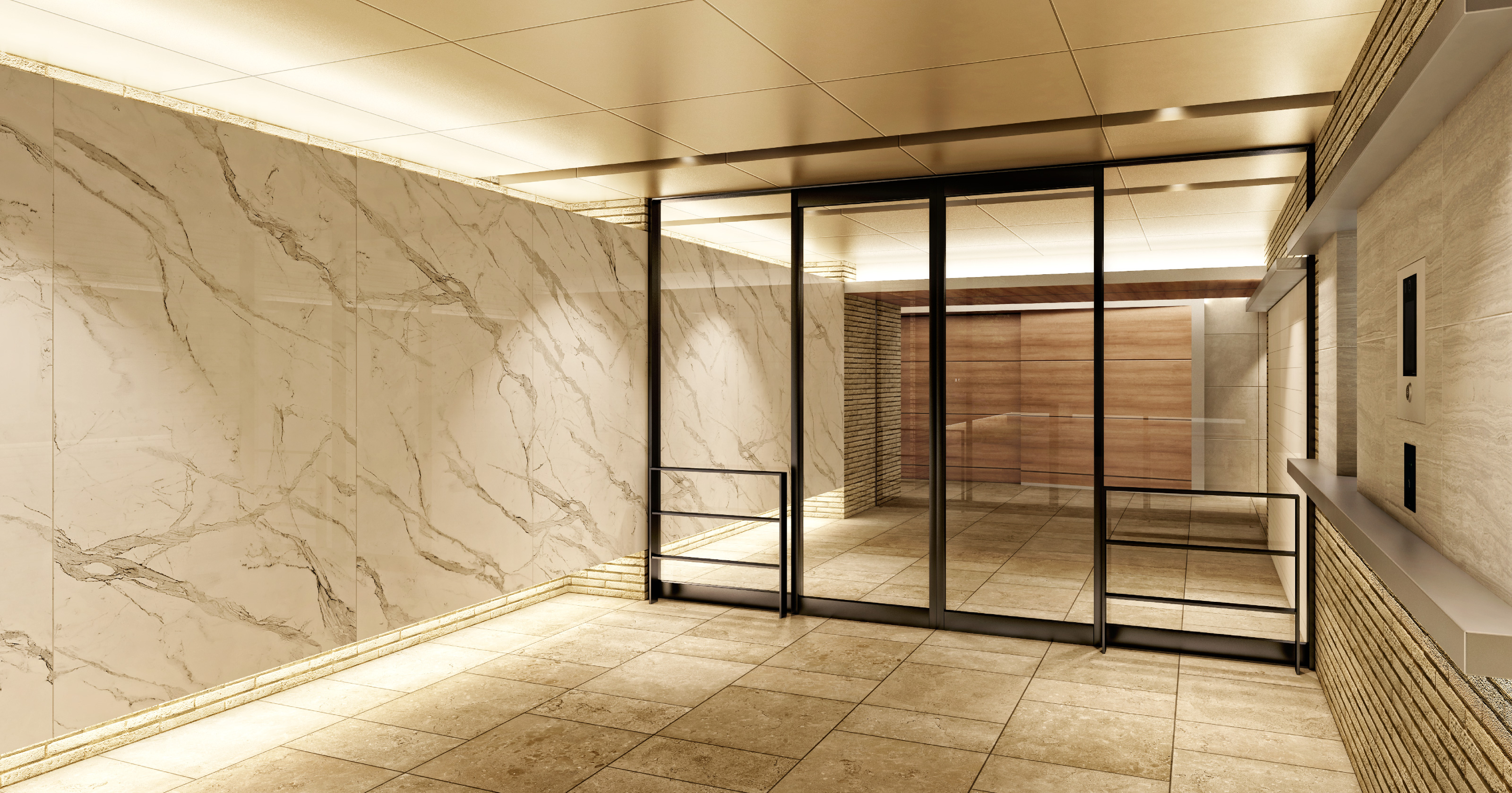 エントランスホール完成予想CG