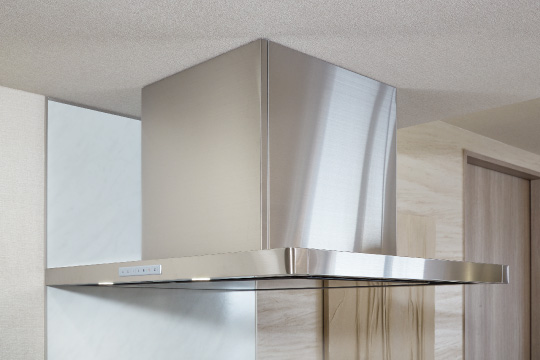 整流板付きレンジフード