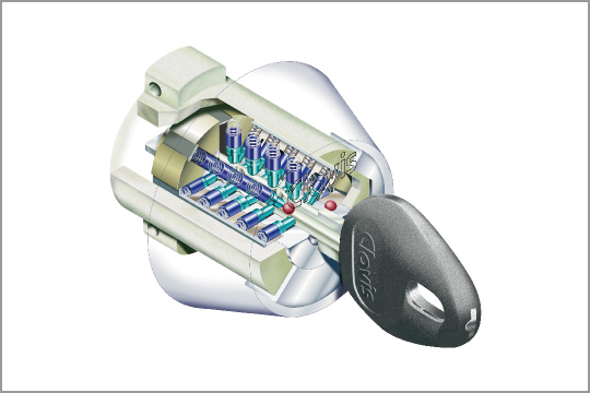 ディンプルキーダブルロック